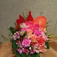 画像17436：情熱のレッドの花達は大切な方への架け橋になります