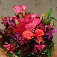 画像21218：高級感なホワイト系スタンド花2段