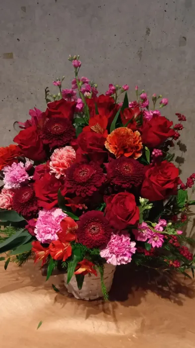 画像22415：情熱のレッドの花達は大切な方への架け橋になります
