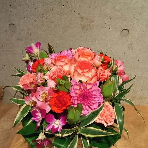 画像3305：ピンクの花達は大人気😁